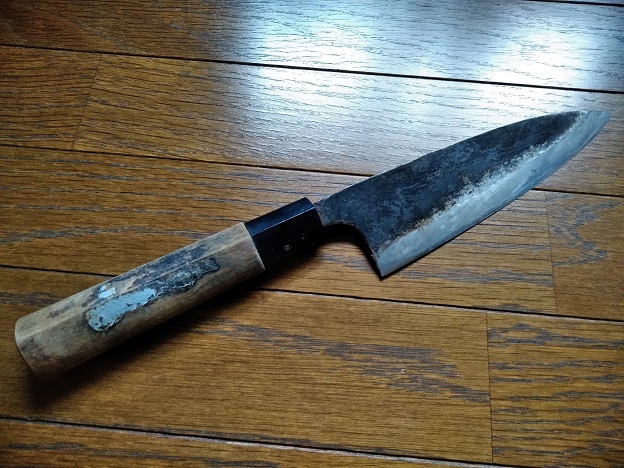おばあちゃんの黒打舟行165mm 舟行包丁 うれしかっ